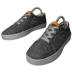 Revitalign Malibu Sparkle SlipOn Gray Wool Orthodic Sneakers Women 9D QVC Casual